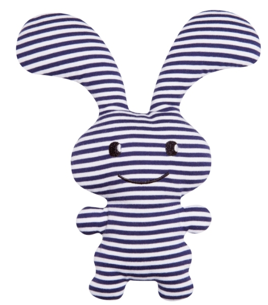 Trousselier Peluche Hochet Funny Bunny Marinière 24 cm